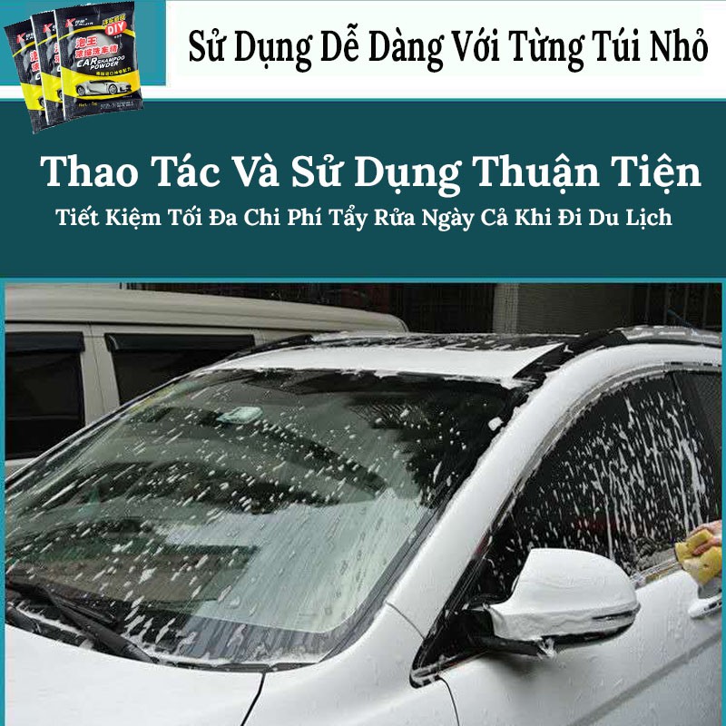  Bọt Rửa Xe Ô Tô Siêu Sạch - 1 Gói