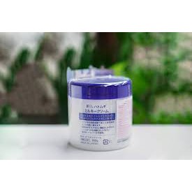 Kem Dưỡng Ẩm, Làm Sáng, Trẻ Hóa Da Mặt Reihaku Hatomugi Moisturizing & Conditioning Milky Cream 300g