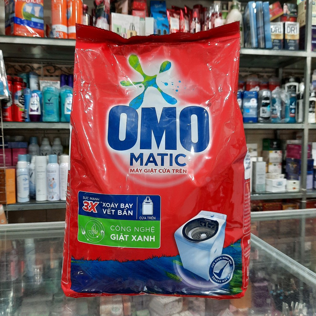 Bột giặt OMO Matic đỏ cửa trên 6kg