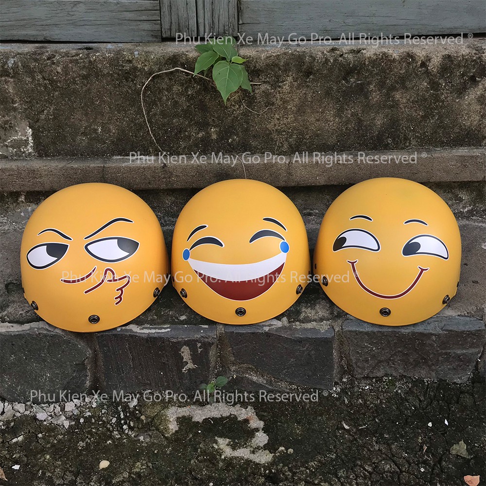 [XẢ HÀNG] Mũ Bảo Hiểm XPRO Emoji Chuẩn Quatest 4
