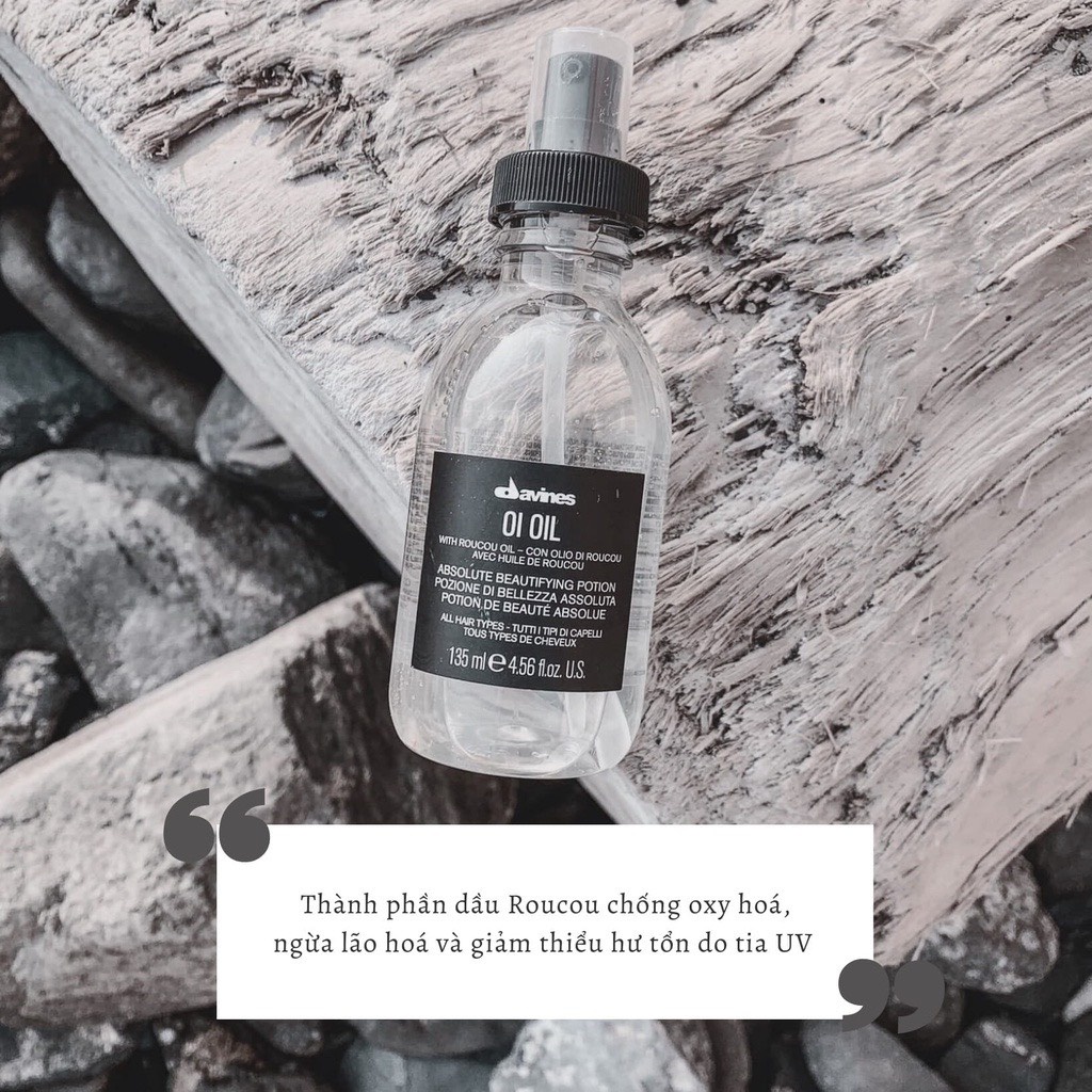 Tinh Dầu Dưỡng Tóc Hoàn Mỹ Davines Oi/Oil 135ML - Hàng Chính Hãng