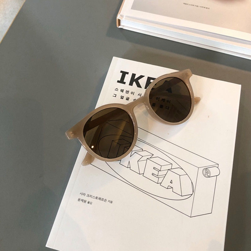 Kính mát COZOKC gọng tròn phong cách cổ điển thời trang Hàn Quốc