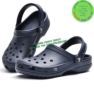 Dép sục crocs band classic màu xanh navy cho cả nam và nữ