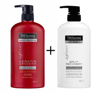 Combo dầu gội đầu Tresemme Keratin Smooth 5in1 450ml Thái Lan