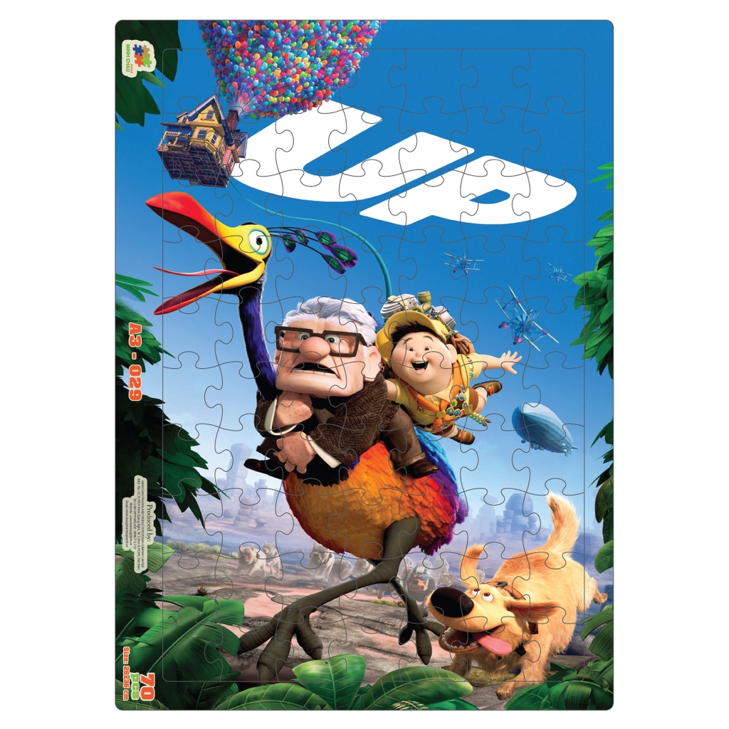 (Combo 2) Combo 05 Bộ Tranh Xếp Hình Minh Châu 70 Mảnh Khổ A3 Chủ Đề Hoạt Hình – Đồ Chơi Trí Tuệ Cho Bé Từ 3 Tuổi