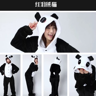 Bộ ngủ thú bông hình panda có sẵn