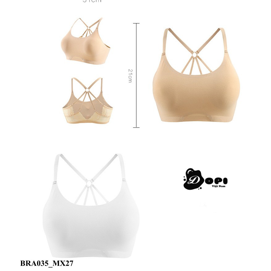 (MX27) Áo bralette áo ngực thể thao bra dây không gọng KASHALI