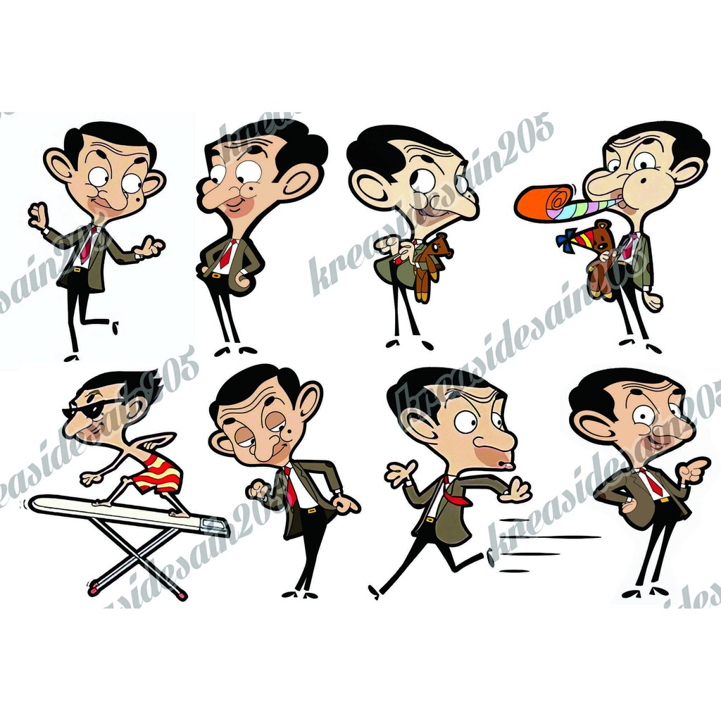 Mô Hình Đồ Chơi Nhân Vật Stiker / Mr Bean / Stiker