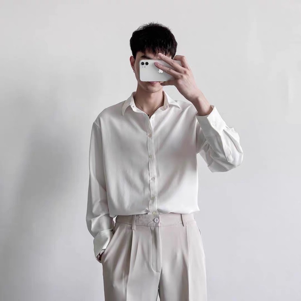 Áo Sơmi Nam Cao Cấp Dáng Rộng Hàn Quốc PlayBoys