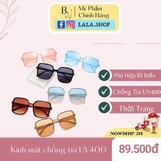 Kính mát chống tia UV400 thời trang cho nam nữ