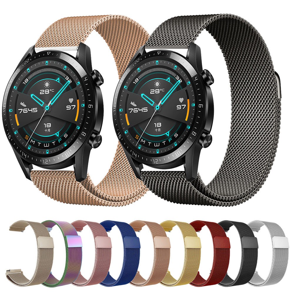 Dây Đeo Inox Cho Đồng Hồ Thông Minh Huawei Watch GT2 GT3 Pro 46mm 42mm 43mm GT2e