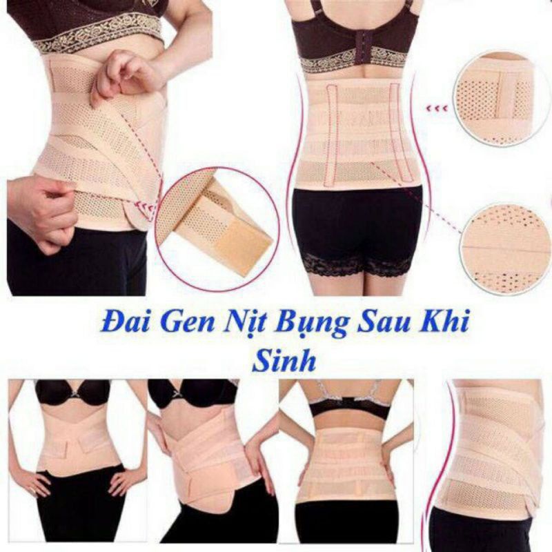 [HÀNG LOẠI 1] Đai Nịt Bụng, Gen nịt bụng chống cuộn sau sinh, Đai nịt bụng định hình quấn tan mỡ cao cấp