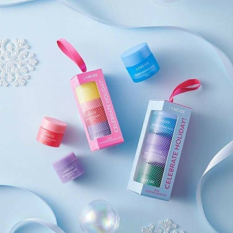 [ SET ] mặt nạ ngủ mặt và môi Laneige good night kit Sleeping Mask