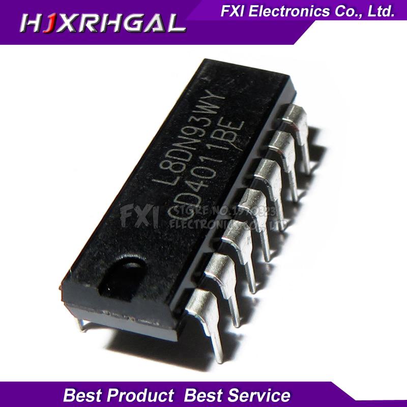 Bộ 10 Linh Kiện Điện Tử CD4011BE CD4011 DIP14 DIP