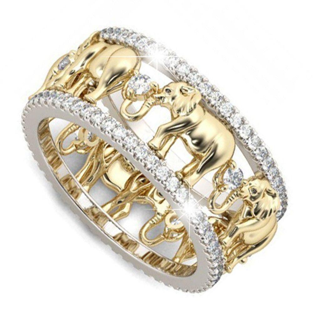 Nhẫn Cưới Mạ Vàng 18k Thời Trang Cho Nam Và Nữ|Bịch Dẫn
