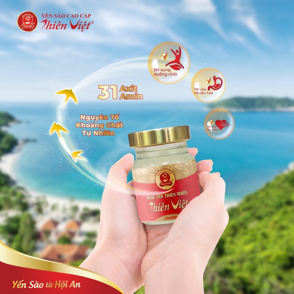 Hộp Nước yến xào thời thượng Thiên Việt_ nồng độ yến 15%