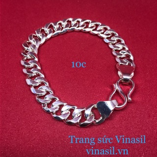 Lắc tay bạc nam