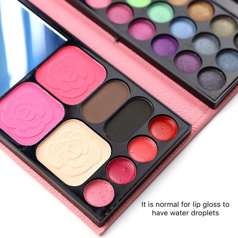 [Hàng mới về] Bảng phấn 33 / 22 màu dùng đánh phấn mắt / đánh má / son môi thiết kế kiểu ví sáng tạo | BigBuy360 - bigbuy360.vn
