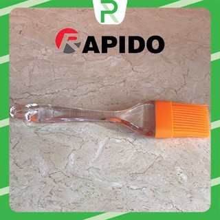 [TRỢ GIÁ] Chổi Quét Dầu Silicon Rapido 22,5 x4,7 cm- cán nhựa trong