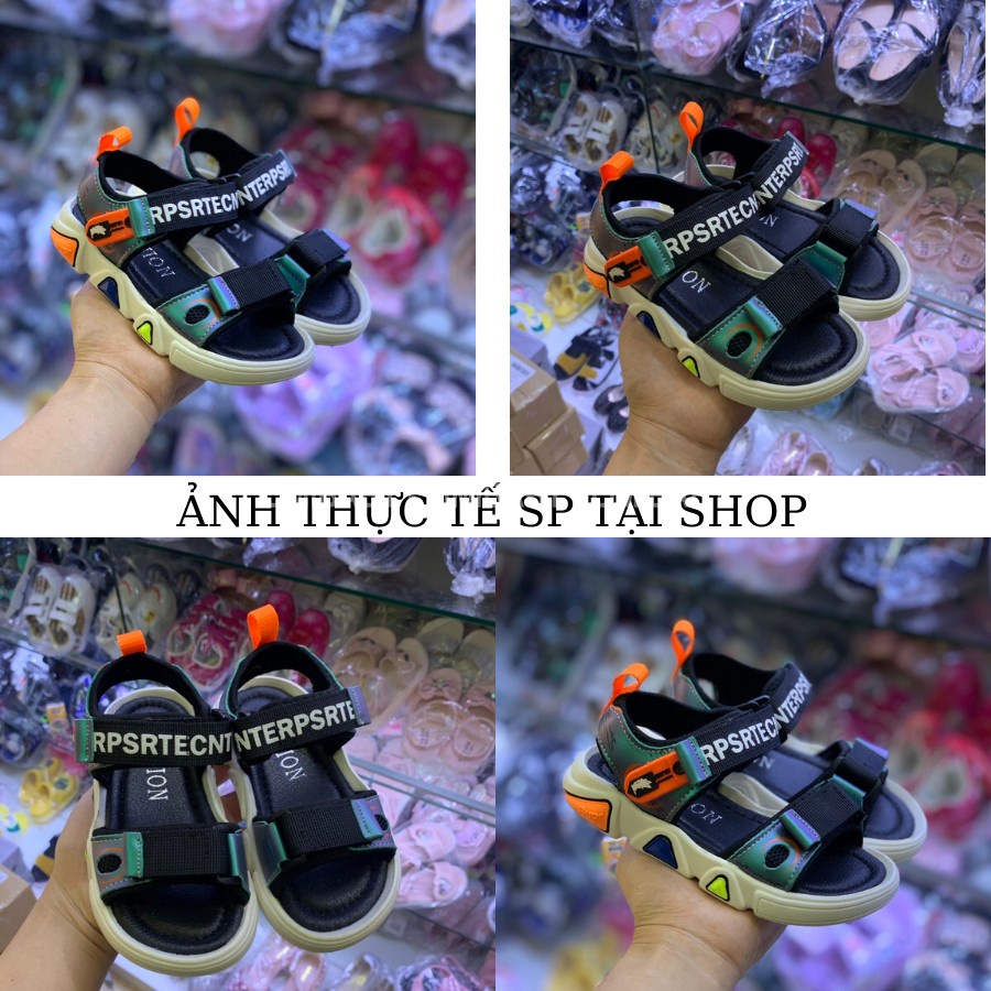 Sandal cho bé trai 1 - 5 tuổi quai hậu da mềm kiểu dáng thời trang đế chống trơn trượt phong cách Hàn ST78