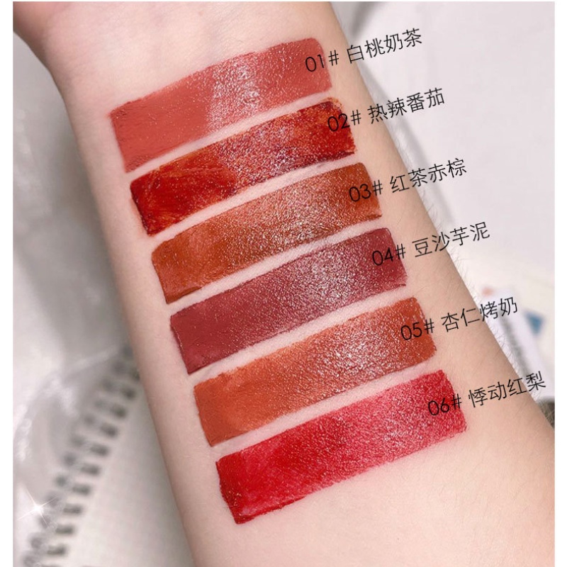 Son môi dưỡng ẩm không dính cốc màu nhung mờ thời trang