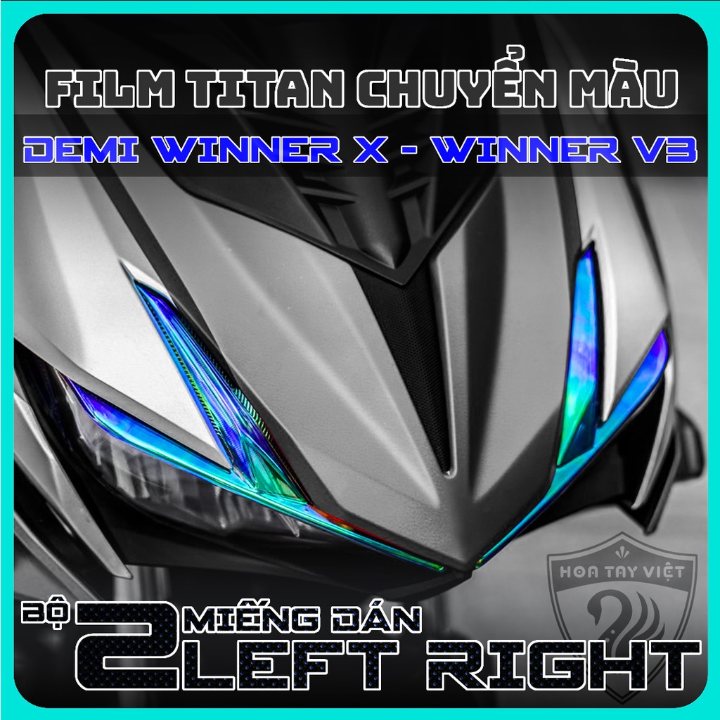 Decal ĐỊNH VỊ Winner X  chuyển màu DEMI Winner X 3 lớp chống trầy và nổi bật
