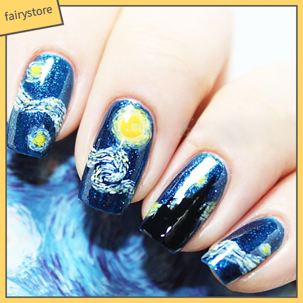 Bộ 14 Miếng Dán Trang Trí Móng Tay Xinh Xắn