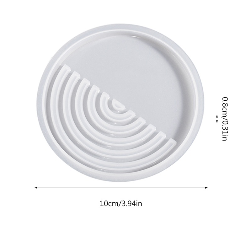 ✿ Khuôn Làm Đế Lót Ly Bằng Resin Epoxy Họa Tiết Mã Não Nhân Tạo