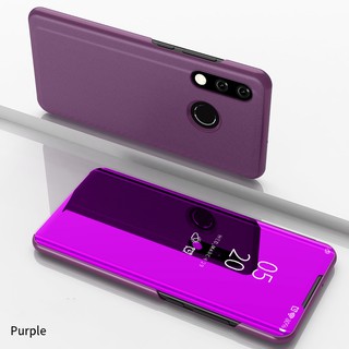 Bao Da Điện Thoại Nắp Lật Tráng Gương Thông Minh Cho Huawei Nova 3i Nova 7i Nova 5T P30 P30 Pro Y9 Prime 2019 Y9 2019