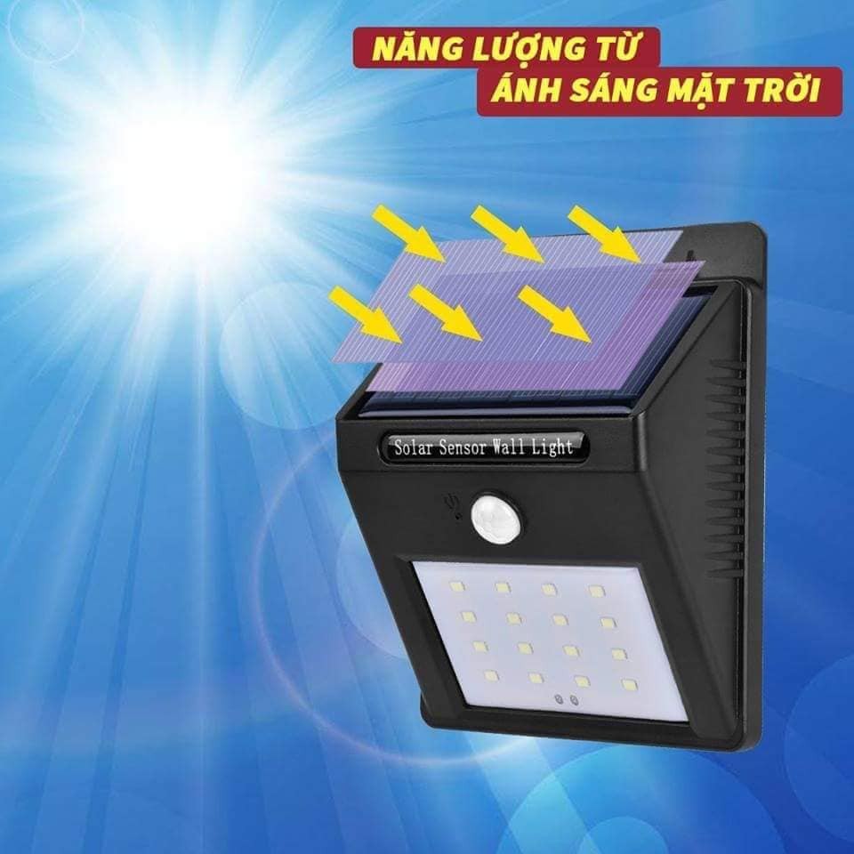 [Giá sỉ] Đèn cảm biến hồng ngoại năng lượng mặt trời #Solar Motion Sensor Light