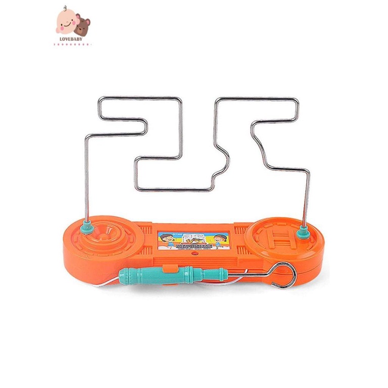 [HOT]Kids Collision Electric Shock Toy Education Electric Touch Labyrinth Game