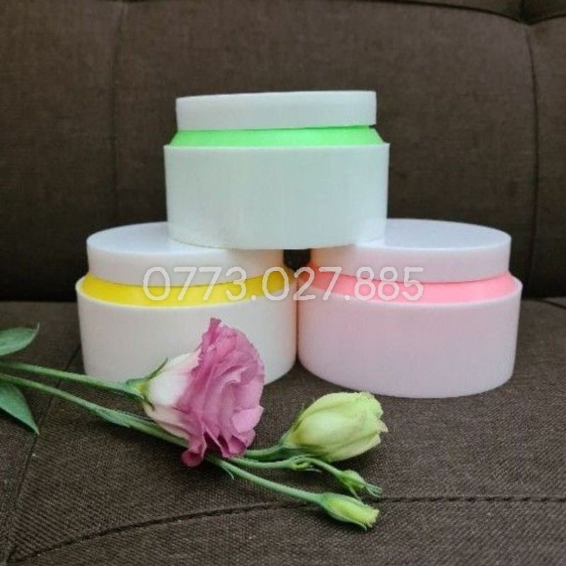 Hủ Đựng Kem ❤ GIÁ RẺ NHẤT ❤ Hũ đựng kem body 150g xéo chiết mỹ phẩm , phụ kiện du lịch