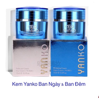Kem yanko ban ngày & ban đêm, kem trắng da mờ nám tàn nhang đồi mồi 15ml, kem đài loan mỹ phẩm mỹ ái