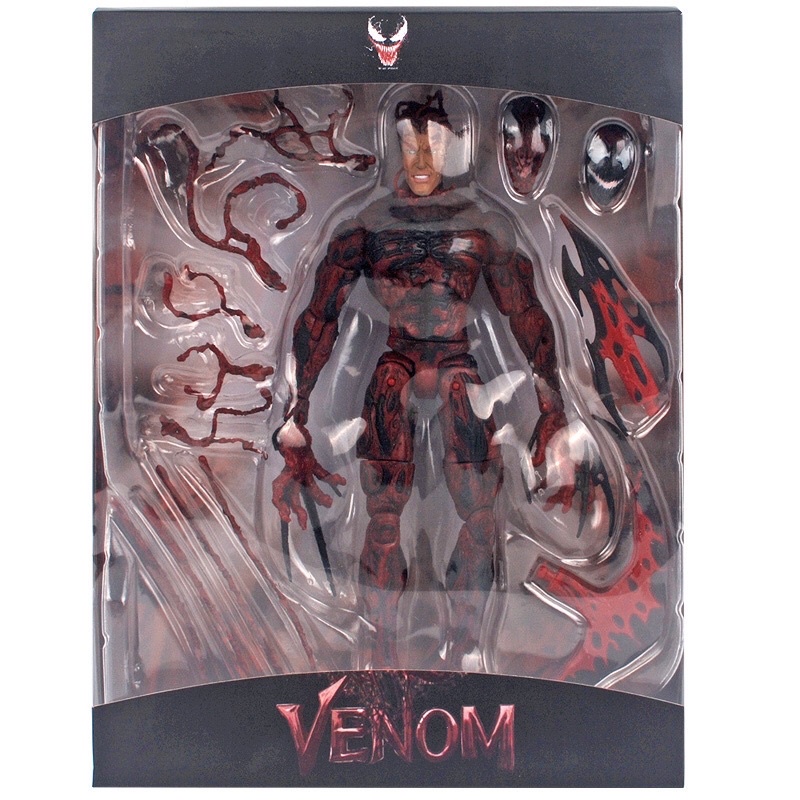 Mô Hình Venom Có Khớp Thay Mặt Có Phụ Kiện