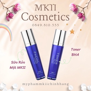 Combo sạch dầu MKII- dành cho da dầu, lỗ chân lông to