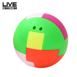 LIVE Plastic Block Puzzle Ball Baby  Intelligence Assembled Toy