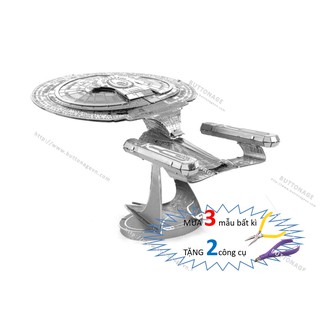 Mô Hình Lắp Ghép kim Loại 3D Phi Thuyền USS Enterprise (NCC-1701-D)
