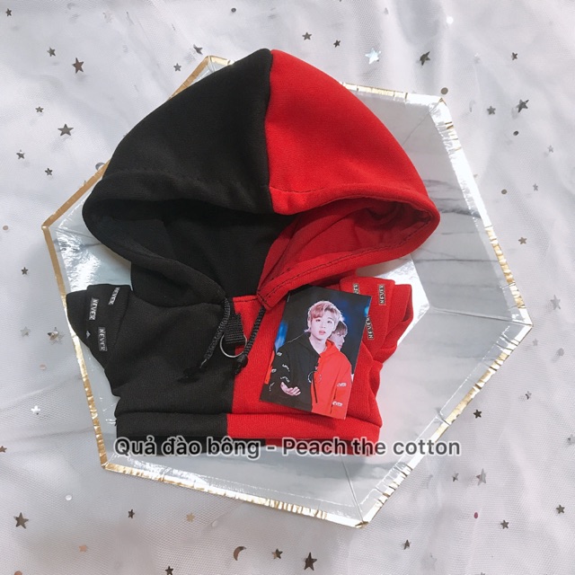 | OUTFIT DOLL | áo hoodie never của Jihoon