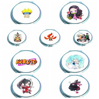 Gương hai mặt in hình KIMETSU NO YAIBA MA ĐẠO TỔ SƯ CHIBI HATSUNE MIKU NARUTO ONE PIECE SAKURA anime chibi