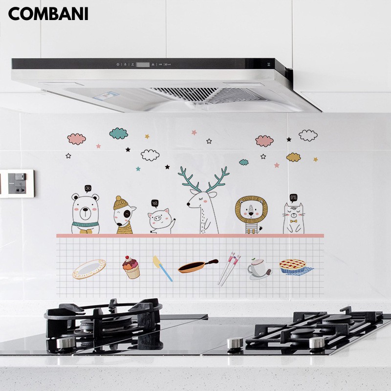 Tấm Dán Bếp Chống Dầu Mỡ Chịu Nhiệt Cao Họa Tiết 3D Hiện Đại 60cmx90cm COMBANI NC14 | BigBuy360 - bigbuy360.vn
