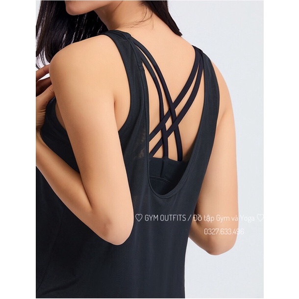 Áo Tập Reenergizead 2-in -1 Tank Lululemon - Áo Tank Liền Bra Tập Yoga Gym Cao Cấp