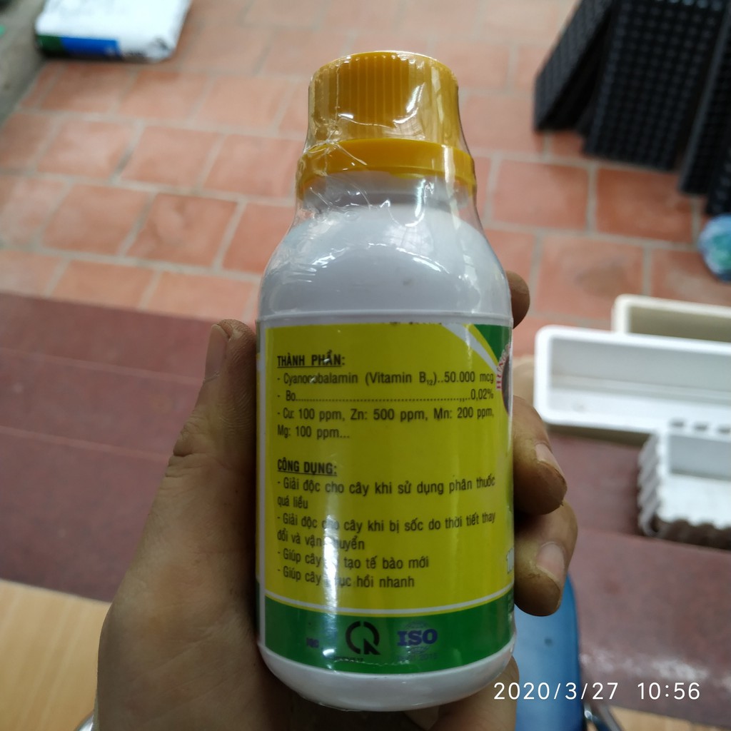 Vitamin B12 - Giải độc cho cây