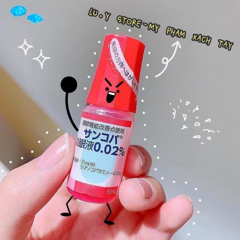 Nhỏ Mắt Sancoba Nhật Bản Chống Cận Thị 5ml