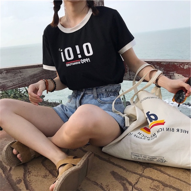 Áo thun tay ngắn in chữ | BigBuy360 - bigbuy360.vn