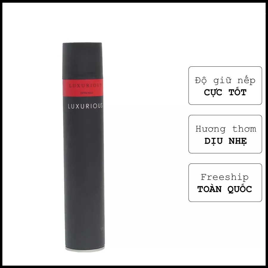Gôm xịt tóc nam nữ LUXURIOUS hàng Nhật | Keo vuốt tóc | Wax vuốt tóc cao cấp SIÊU GIỮ NẾP sap vuot toc & gel vuot toc