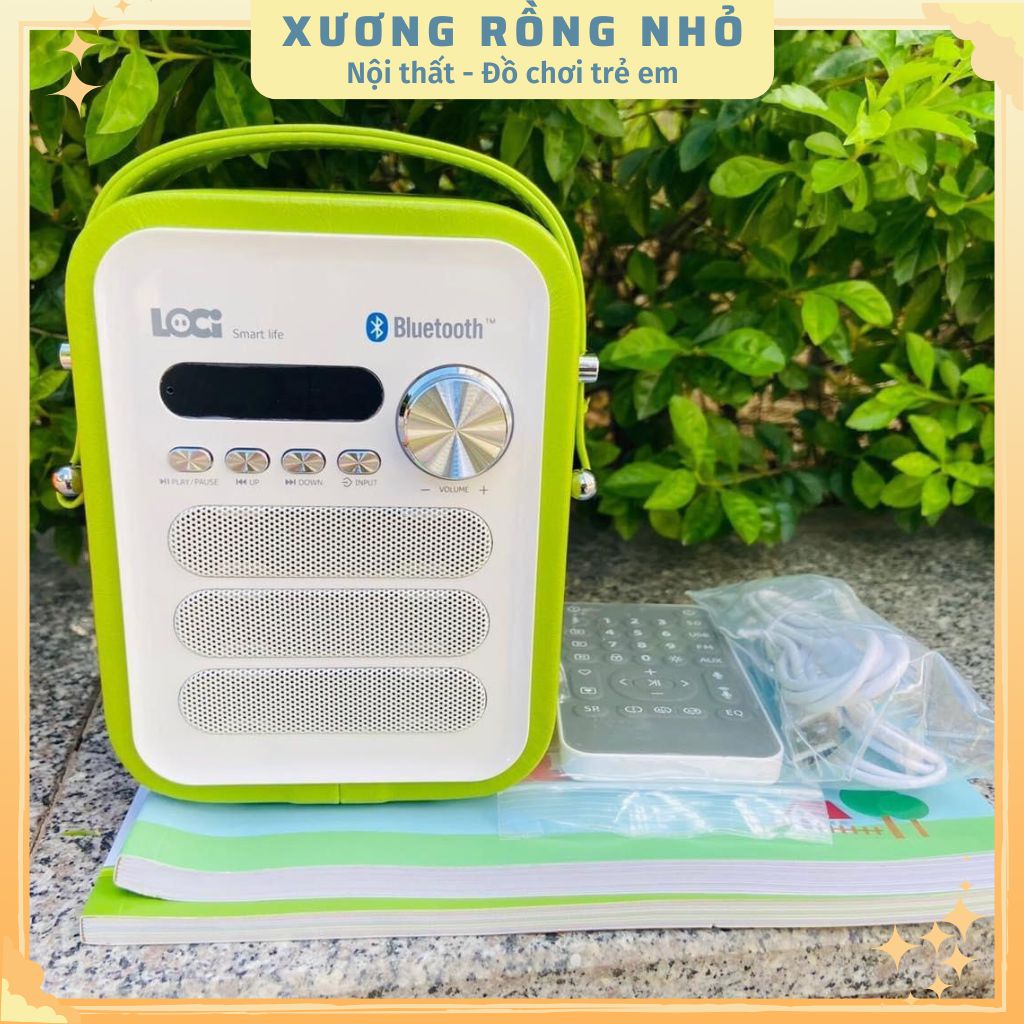 Loa Loci P50 Bản nâng cấp, loa nghe tiếng Anh cho bé bao gồm List bài hát 10000 bài học tiếng Anh