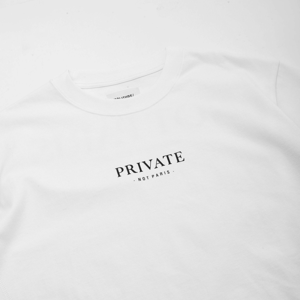 Áo Thun PRIVATE Not Paris - Trắng
