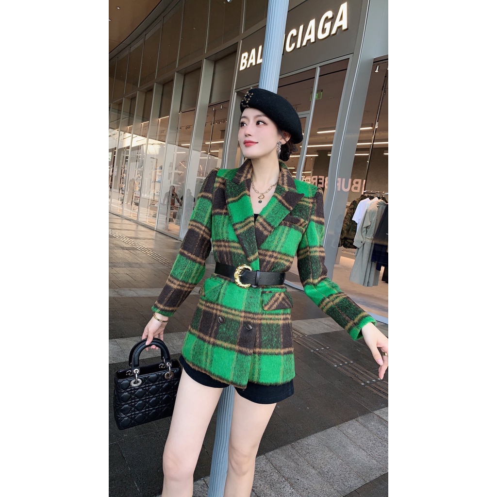 Áo dạ nữ thời trang cao cấp DIOR CD kiểu dáng sang trọng cùng màu sắc, họa tiết nổi bật