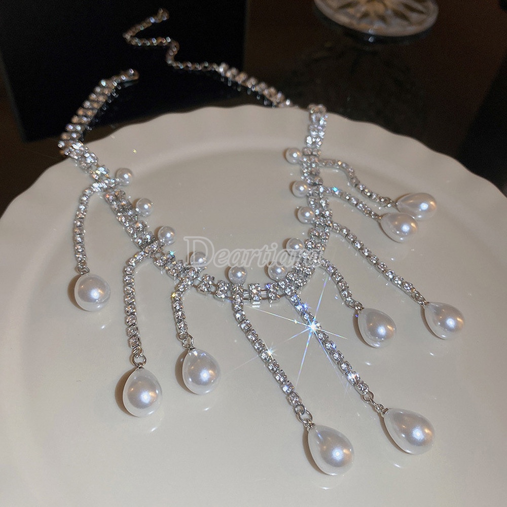 Vòng cổ Chuỗi Ngọc Trai Sang Trọng Thời Trang