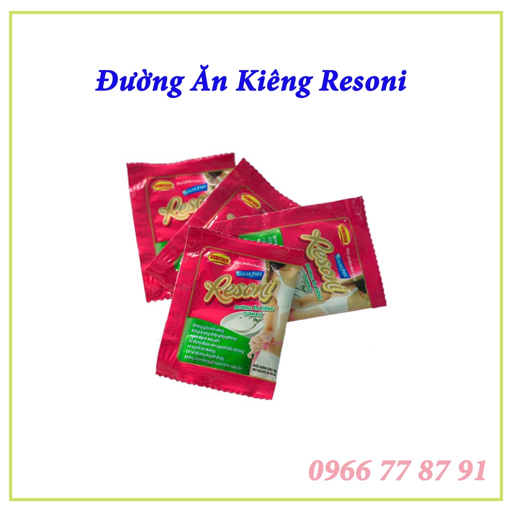 Đường Resoni dành cho người tiểu đường, ăn kiêng hộp 150g